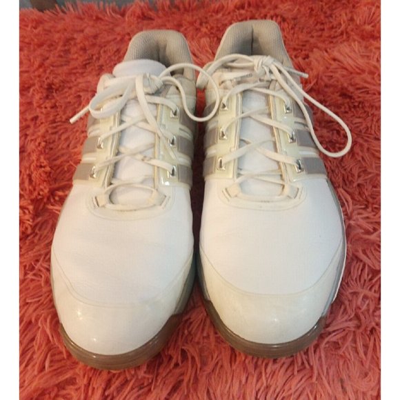 Adidas AdiPower Boost Endless Energy White Gray Golf Shoe Size 10.5 main image 8